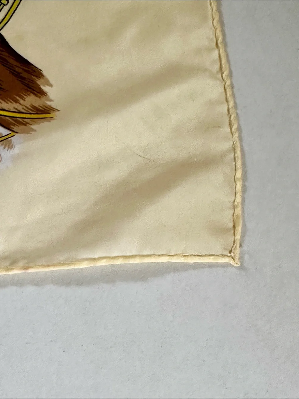VTG 1960s MCM Equestrian Horse Head Square Scarf Acetate Silk Twill Style Japan